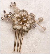 Silver or Gold Hair pin