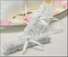 Sweet Art Two Piece Bridal Garter Set