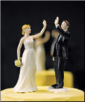 High Five - Bride and Groom Figurines