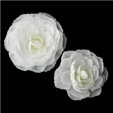 Elegant Hair Flower- Diamond White Bridal Hair Clip Pair- set of 2