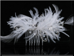 Wedding Hair accessory in white or ivory