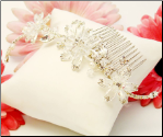Elegant Crystal Couture Bridal Side Comb