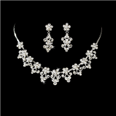 Exquisite Swarovski Crystal Choker Jewelry Set