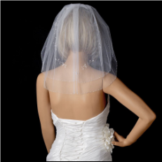 Bridal Wedding Double Layer Shoulder Length Veil