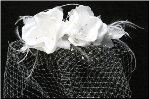 VF102 Cage visor wedding veil