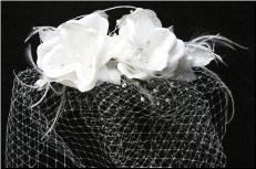 VF102 Cage visor wedding veil