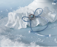 Winter Wonder Bridal Garter