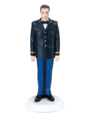 Military Groom in U.S. Army Dress Uniform Figurine NEW