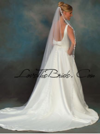 90" Circular Lace edge wedding veil