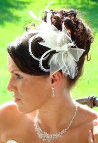 Bridal Feather Hair Fascinator