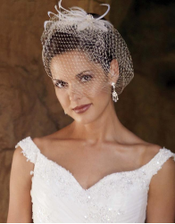 VF106 Cage Flower visor wedding veil VF106 Cage Flower visor wedding veil